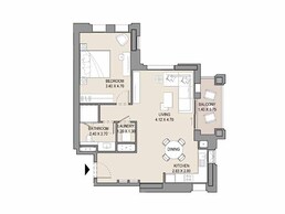 1 Bed 602 Sq. Ft. Apartment in Dubai Asayel Apartments