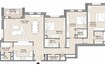 Dubai Asayel Apartments 3 Beds Layout