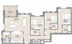 Dubai Asayel Apartments 3 Beds Layout