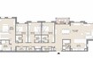 Dubai Asayel Apartments 4 Beds Layout