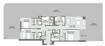 Dubai Bellevue Towers 3 Beds Layout