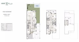 4 Beds 3801 Sq. Ft. Townhouse in Dubai Hayat