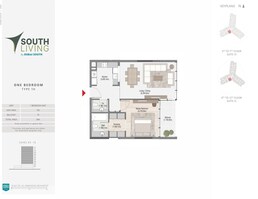 1 Bed 844 Sq. Ft. Apartment in Dubai South Living