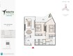 Dubai South Living 2 Beds Layout