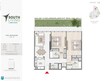 Dubai South Living 2 Beds Layout
