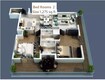 Elite Business Bay 4 Beds Layout