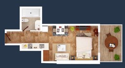 420 Sq. Ft. Studio in Elite Downtown