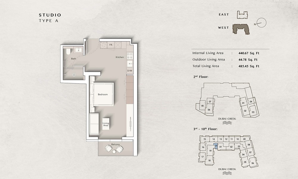 Ellington Art Bay Studio Layout