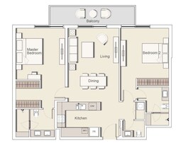 2 Beds 1185 Sq. Ft. Apartment in Ellington Belgravia 2