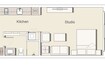 Ellington Belgravia 2 Studio Layout