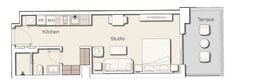 539 Sq. Ft. Studio in Ellington Belgravia Square