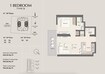 Ellington Belmore Residences 1 Bed Layout