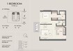 Ellington Belmore Residences 1 Bed Layout