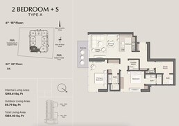 2 Beds 1334 Sq. Ft. Apartment in Ellington Belmore Residences