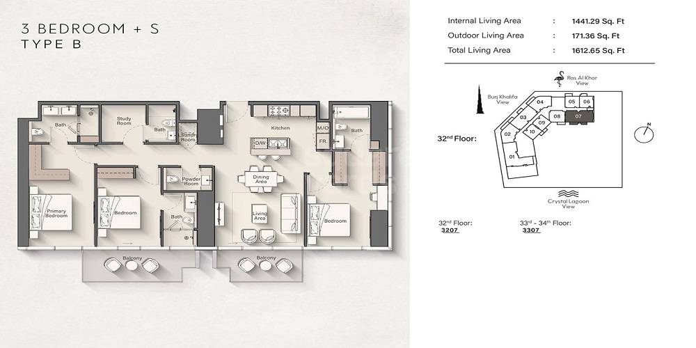 Ellington Claydon House 3 Beds Layout