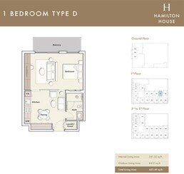 1 Bed 625 Sq. Ft. Apartment in Ellington Hamilton House
