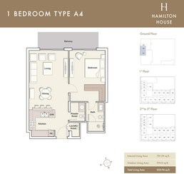 1 Bed 801 Sq. Ft. Apartment in Ellington Hamilton House