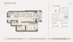 Ellington Hillmont Residences 1 Bed Layout