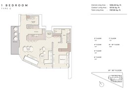 1 Bed 1198 Sq. Ft. Apartment in Ellington One River Point