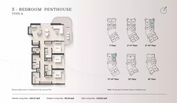 3 Beds 1723 Sq. Ft. Penthouse in Ellington Portside Square