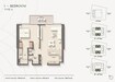 Ellington Riverton House 1 Bed Layout
