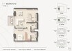 Ellington Riverton House 1 Bed Layout