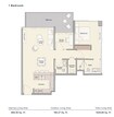 Ellington The Crestmark 1 Bed Layout