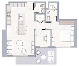 1 Bed 766 Sq. Ft. Apartment in Ellington The Highbury