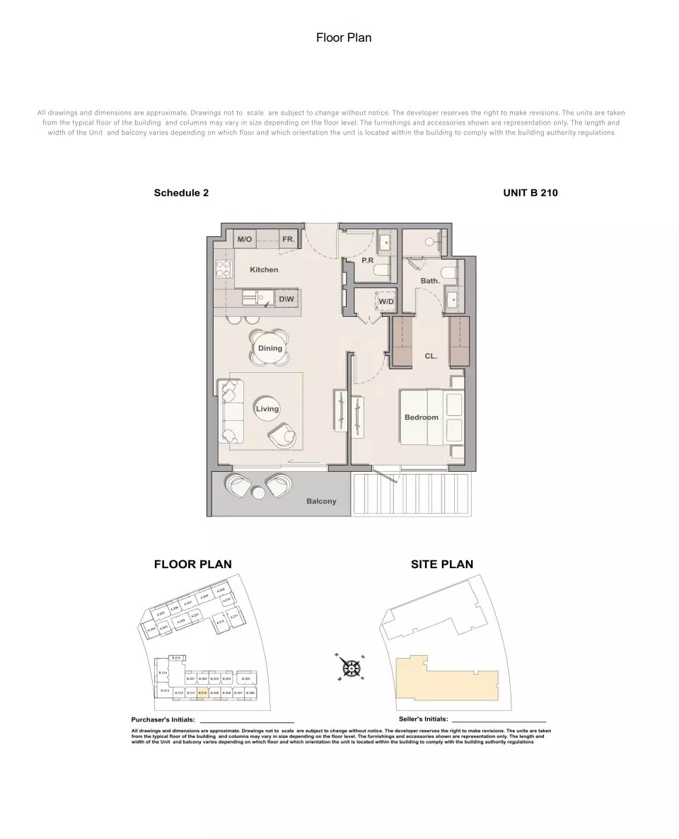 Ellington The Hillgate 1 Bed Layout