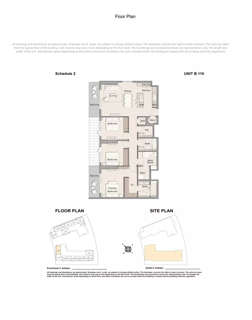 Ellington The Hillgate 3 Beds Layout