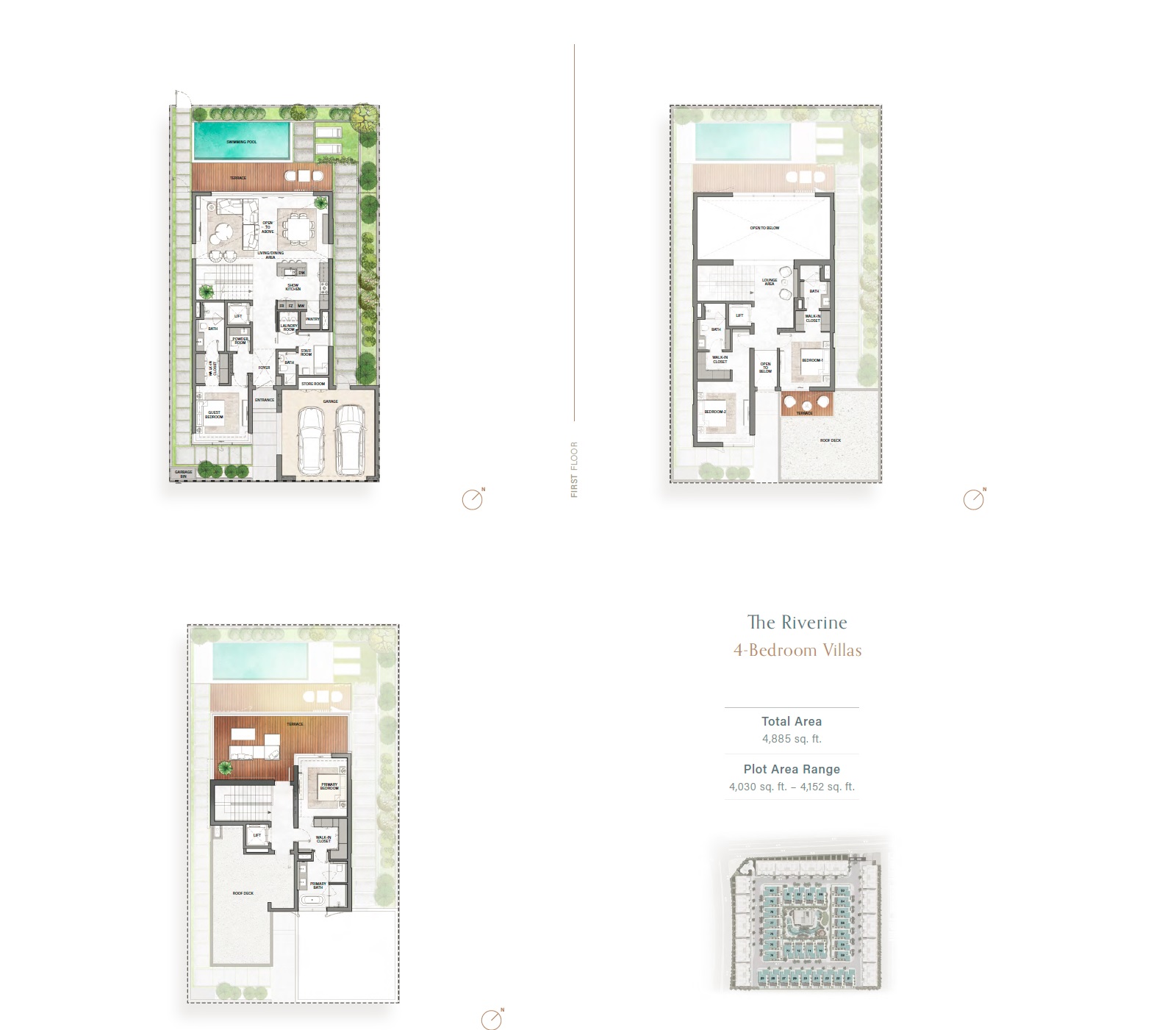 Ellington The Watercrest 4 Beds Layout