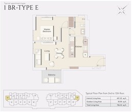 1 Bed 706 Sq. Ft. Apartment in Ellington Wilton Park Residences