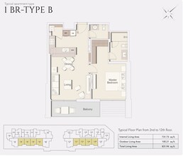 1 Bed 831 Sq. Ft. Apartment in Ellington Wilton Park Residences