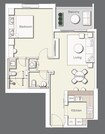 Ellington Wilton Terraces 1 Bed Layout