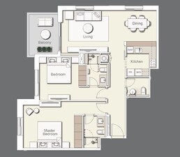 2 Beds 1197 Sq. Ft. Apartment in Ellington Wilton Terraces