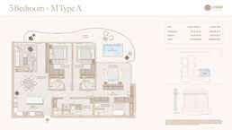 3 Beds 2297 Sq. Ft. Apartment in Elysian Esme Beach Residences