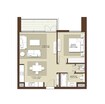 Emaar Acacia 1 Bed Layout