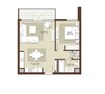 Emaar Acacia 1 Bed Layout