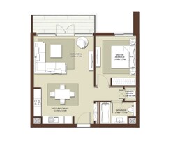 1 Bed 794 Sq. Ft. Apartment in Emaar Acacia