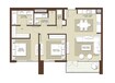 Emaar Acacia 2 Beds Layout