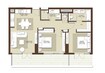 Emaar Acacia 2 Beds Layout