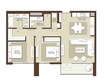 Emaar Acacia 2 Beds Layout