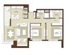 Emaar Acacia 2 Beds Layout