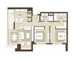 Emaar Acacia 3 Beds Layout