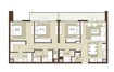 Emaar Acacia 3 Beds Layout