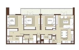 3 Beds 1611 Sq. Ft. Apartment in Emaar Acacia