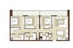 Emaar Acacia 3 Beds Layout