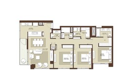 3 Beds 1615 Sq. Ft. Apartment in Emaar Acacia