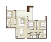 Emaar Acacia 3 Beds Layout