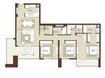 Emaar Acacia 3 Beds Layout
